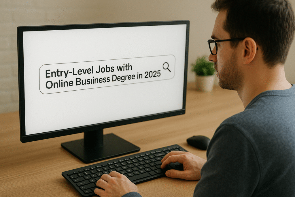 Entry-Level Jobs with an Online Business Degree in 2025
