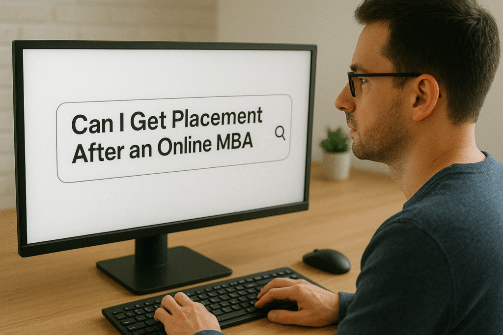 Can I Get Placement After an Online MBA